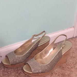 Bandolino Gold Wedges